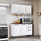 Cozinha em Aço New Premium 2 peças cor Branco - Itatiaia Cozinha em Aço New Premium 2 peças cor Branco - Itatiaia