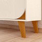 Combo Painel Duna 1.82 Suspensão + Rack Bancada para TV até 65 Polegadas - Cinamomo/Off White