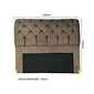 Cabeceira de Cama Box Casal 140cm Estofada Malu Adagio - Marrom