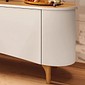 Rack Bancada HB Elara 2.0 201cm Off White/Cinamomo