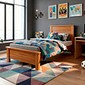 Cama Solteiro Sedan New Plus 100% MDF Painel Ripado Bom Pastor - Naturall Cama Solteiro Sedan New Plus 100% MDF Painel Ripado Bom Pastor - Naturall