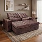 Sofá Retrátil Reclinável Dcore Veneza 210cm 2 Módulos Marrom Sofá Retrátil Reclinável Dcore Veneza 210cm 2 Módulos Marrom