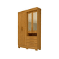 Guarda-Roupa com Espelho Debora 4 Portas 100% MDF Cinamomo - ACP Móveis Guarda-Roupa com Espelho Debora 4 Portas 100% MDF Cinamomo - ACP Móveis