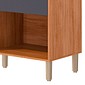Balcão Esplêndida 120 2 Portas 2 Gavetas 100% MDF MGM Móveis - Cinamomo/Titanio