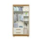Guarda-roupa Infantil Flocos 100% MDF 3 Portas 2 Gavetas 90cm Tigus