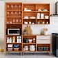 Cozinha Esplêndida Cristal 3 Módulos 100% MDF MGM Móveis - Cinamomo/Of White