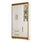 Guarda-roupa Infantil Flocos 100% MDF 3 Portas 2 Gavetas 90cm Tigus