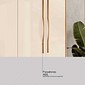 Guarda-roupa Casal Domo 4 Portas com Espelho 157cm Demóbile - Cinam/Of
