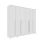 Guarda-Roupa Casal 6 Portas 8 Gavetas Tcil Móveis Sevila Branco Guarda-Roupa Casal 6 Portas 8 Gavetas Tcil Móveis Sevila Branco