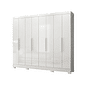 Guarda-Roupa Casal 8 Portas Moval Diplomata Branco Guarda-Roupa Casal 8 Portas Moval Diplomata Branco