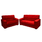 Conjunto de Sofá 2x3 Lugares Dubai Vermelho Masterflex