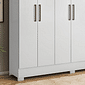 Guarda-Roupa Casal 6 Portas Pratico Branco - Demóbile