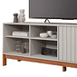 Rack para Sala TV até 60 Polegadas Holanda 100% MDF 1.85 Off White/Cinamomo - Permobili Rack para Sala TV até 60 Polegadas Holanda 100% MDF 1.85 Off White/Cinamomo - Permobili