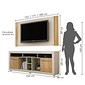 Rack com Painel para Tv até 46 Polegadas Firenze Off White/Cinamomo - Valdemóveis  Rack com Painel para Tv até 46 Polegadas Firenze Off White/Cinamomo - Valdemóveis