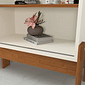 Combo Rack Painel Wood 1.2 Mobler Cinamomo Mel/Off White