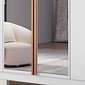 Guarda Roupa Casal Master 240 6 Portas, com Espelho, 100% MDF cor Branco-Nature Bianchi Guarda Roupa Casal Master 240 6 Portas, com Espelho, 100% MDF cor Branco-Nature Bianchi