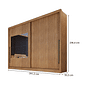 Guarda Roupa Casal com Espelho, 100% MDF, 2 Portas 6 Gavetas, Mônaco - Cumaru - Novo Horizonte Guarda Roupa Casal com Espelho, 100% MDF, 2 Portas 6 Gavetas, Mônaco - Cumaru - Novo Horizonte