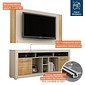 Rack com Painel para Tv até 46 Polegadas Firenze Off White/Cinamomo - Valdemóveis  Rack com Painel para Tv até 46 Polegadas Firenze Off White/Cinamomo - Valdemóveis