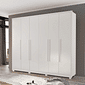 Guarda-Roupa Casal em MDF 6 Portas Bom Pastor Big Mary 2.7 - Branco