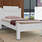 Cama Solteiro em MDF Paris Branco - Gabrielli Móveis Cama Solteiro em MDF Paris Branco - Gabrielli Móveis