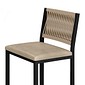 Conjunto Mesa Bistrô Bar com Balde e 2 Banquetas Barcelona Aço - Preto