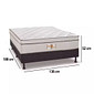 Cama Box Casal Conjugada 138x188x64 Reconflex New Double Flex  Cama Box Casal Conjugada 138x188x64 Reconflex New Double Flex