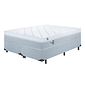 Conjunto Base e Colchão Casal Queen Fit 33 158x198x55cm Sonos Colchões Cinza/Branco Conjunto Base e Colchão Casal Queen Fit 33 158x198x55cm Sonos Colchões Cinza/Branco