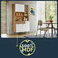 Armário de Cozinha 100% MDF Kit Golden 6 Portas Plus Freijó/Supremo/Ripado 3D