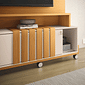 Estante Home TV 65 Polegadas HB Móveis Bold Cinamomo/Off White Estante Home TV 65 Polegadas HB Móveis Bold Cinamomo/Off White