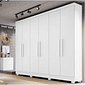 Guarda-Roupa Casal 6 Portas Sergipe Branco - Bianchi  Guarda-Roupa Casal 6 Portas Sergipe Branco - Bianchi