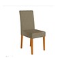 Mesa Helo Nova 160x90 com Vidro 6 Cadeiras Freijo Off White - Poliman