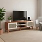 Rack Artely Charlotte 180cm Cinamomo/Off White Rack Artely Charlotte 180cm Cinamomo/Off White