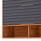 Armário Aéreo Esplendida 120 2 Portas 100% MDF MGM Móveis - Cina/Tit