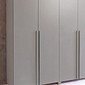Guarda-roupa Solteiro 4 Portas 3 Gavetas Spin 183cm Bom Pastor - Bege