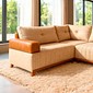 Sofá de Canto Sienna Plus 2 Lugares 177cm Bom Pastor - Bege