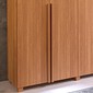 Guarda-roupa Casal 6 Portas 6 Gavetas Versati 242cm Bom Pastor - Nogal
