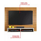 Painel para TV 49 Polegadas Eros Freijó/Off White - Notavel Painel para TV 49 Polegadas Eros Freijó/Off White - Notavel