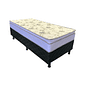 Cama Box Solteiro Conjugada 88x188x62 Malu Charm Preto Cama Box Solteiro Conjugada 88x188x62 Malu Charm Preto