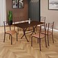 Conjunto Mesa 6 Cadeiras Teixeira Paraty Retangular 140cm Jambo - Marrom Conjunto Mesa 6 Cadeiras Teixeira Paraty Retangular 140cm Jambo - Marrom