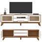 Rack Artely Charlotte 180cm Cinamomo/Off White Rack Artely Charlotte 180cm Cinamomo/Off White