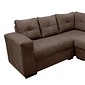 Sofá de Canto Athena Marrom Masterflex