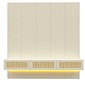 Home Painel Realce Native 2.20m  2 Portas Com Led 100% MDF Até 84 Polegadas Gelius - Off White