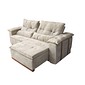 Sofá Retrátil Reclinável Imperador 230cm 2 Modulos - Bege Sofá Retrátil Reclinável Imperador 230cm 2 Modulos - Bege