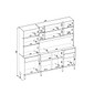 Kit Cozinha Compacta 10 Portas 3 Gavetas Pleno Demobile 218cm - Cinamon/Nude Prime TX