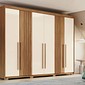 Guarda-roupa Casal Norton 6 Portas Nature/Off - Henn Guarda-roupa Casal Norton 6 Portas Nature/Off - Henn