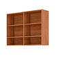 Armário Aéreo Esplendida 120 2 Portas 100% MDF MGM Móveis - Cina/Ofw