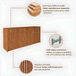 Buffet para Sala 4 Portas em MDF Cimol Lia Nature Buffet para Sala 4 Portas em MDF Cimol Lia Nature