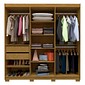 Guarda-roupa Gelius Império 06 Portas 02 Gavetas 183,5cm 100% MDF - Off White