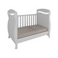 Berço Mini Cama Júnior 100% MDF Móveis Peroba Branco Berço Mini Cama Júnior 100% MDF Móveis Peroba Branco