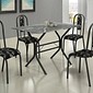 Conjunto de Mesa Teixeira Cabo Frio com 4 Cadeiras Lisboa Preto 120x75 Conjunto de Mesa Teixeira Cabo Frio com 4 Cadeiras Lisboa Preto 120x75